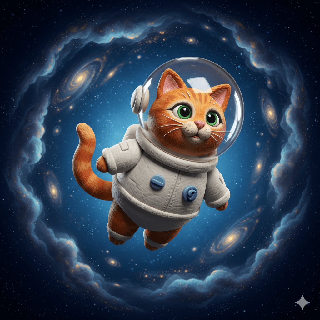 astronaut cat