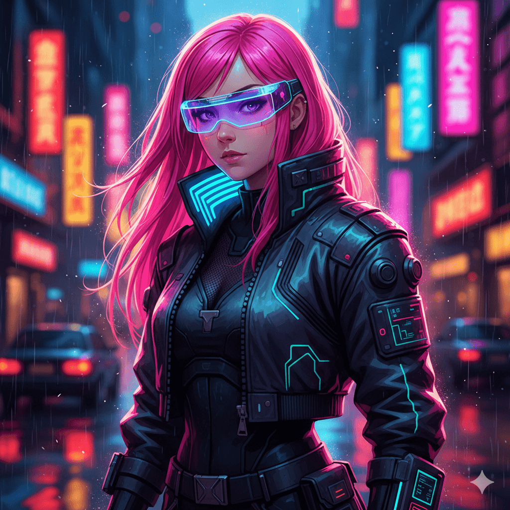 cyberpunk girl