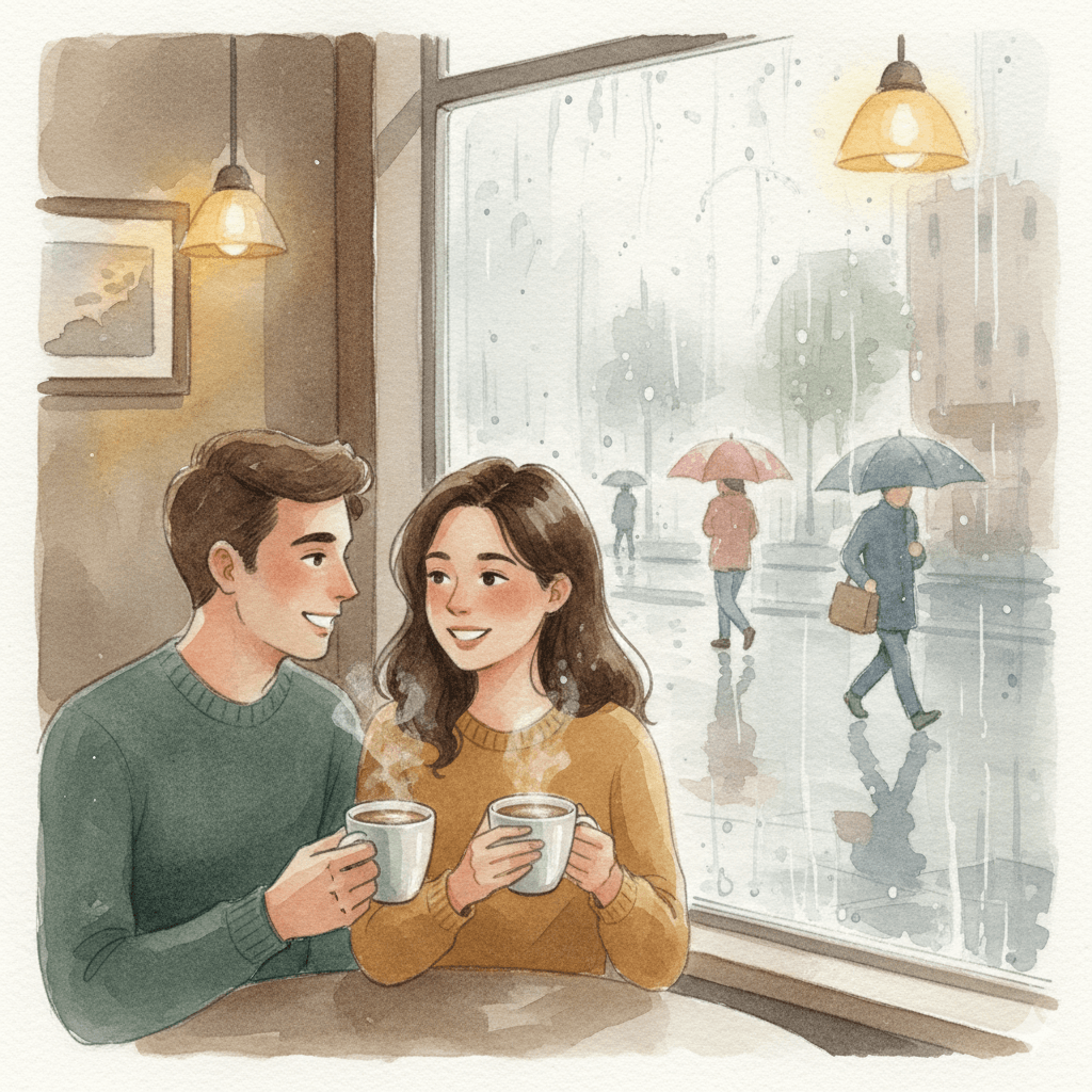 Rainy CafeWindow